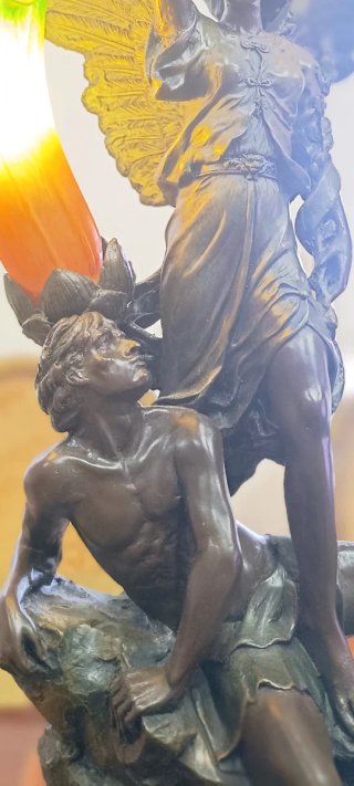 Lámpara de mesa Art Nouveau