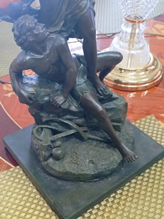 Lámpara de mesa Art Nouveau