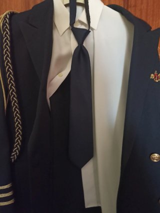 Traje de comunión niño azul marino