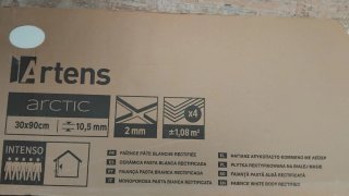 2 cajas Azulejo Cerámico Arctic Blanco Mate ARTENS