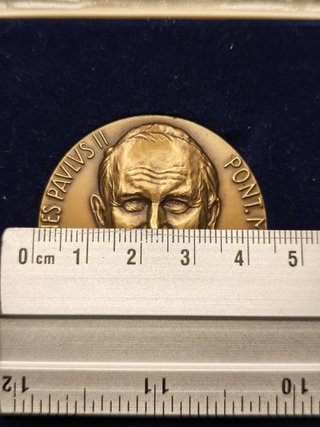 DISCOUNT! MEDAL FDC UNC BRONZE 1983 POPE WOJTYLA