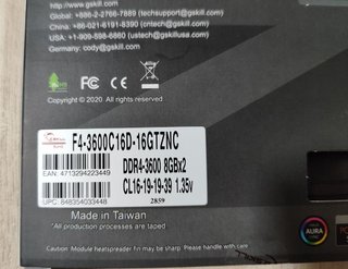G.Skill Trident Z Neo DDR4 3600 16GB