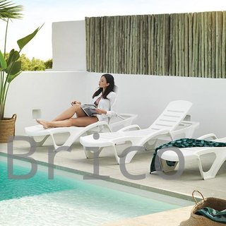 Tumbona Monoblock - Blanco
