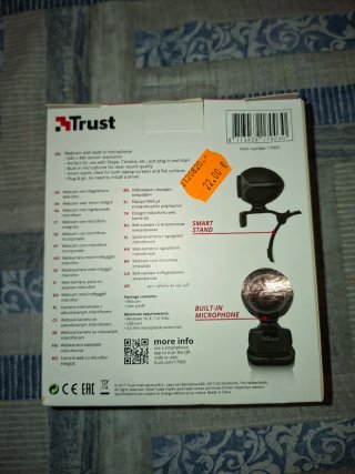 Webcam Trust EXIS para PC y portátil