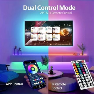 (2m) Fita LED USB Bluetooth com App e Comando para