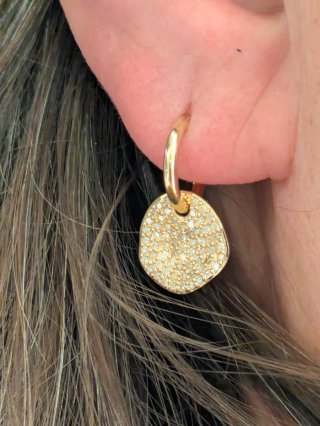 Pendientes Tous Oro y Brillantes
