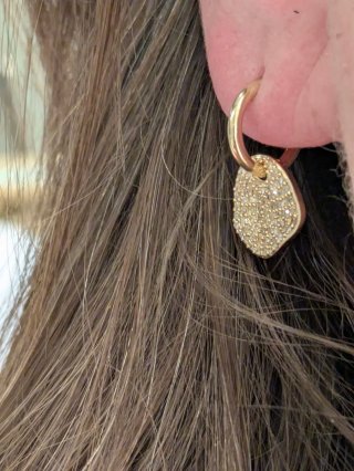 Pendientes Tous Oro y Brillantes