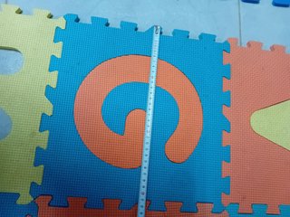 Puzzle Goma Eva Animales, Números y Letras