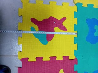 Puzzle Goma Eva Animales, Números y Letras