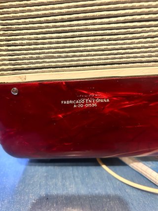 Acordeón Guerrini Superluxe Rojo