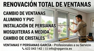 Carpintero de aluminio y PVC