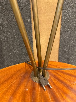 Lámpara triple años 50 con mesita