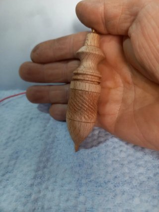 Péndulo Radiestesia Madera y Piedra