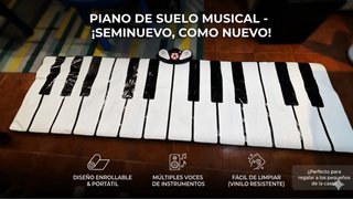 Piano de suelo musical