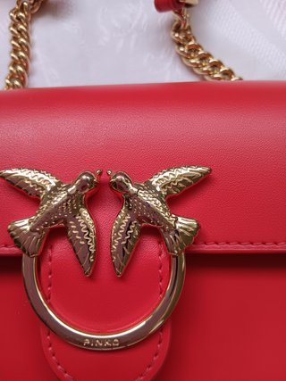 Pinko Love Bag Mini Light borsa rosso
