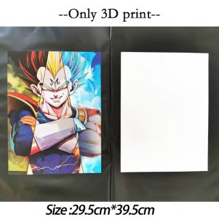 Póster 3D Dragon Ball Z Trunks vs Freezer
