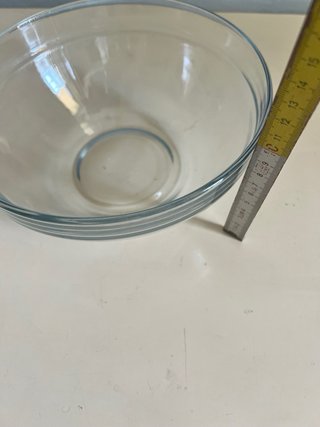 Coppa in vetro resistente