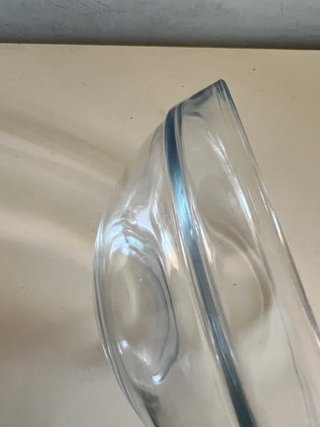 Coppa in vetro resistente