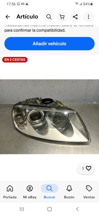 Faro Volkswagen Touareg