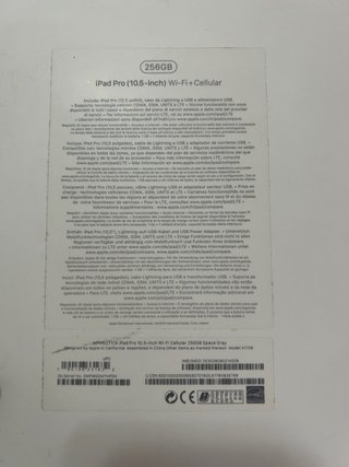 iPad Pro 10.5 256GB Plata