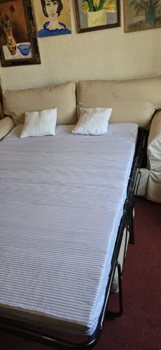 Sofá Cama Beige Ikea