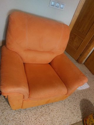 2 sillones con reposapiés, como nuevos