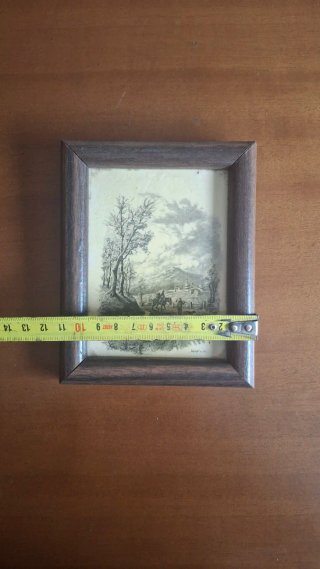 Cuadro de madera paisaje