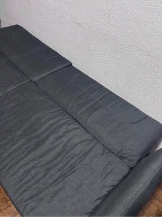 Sofá cama gris 160cm