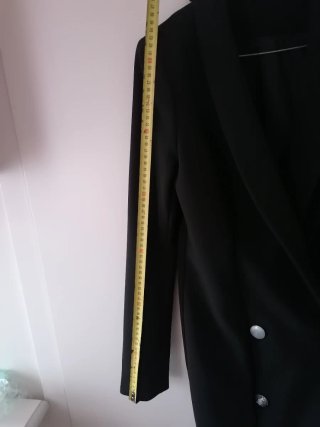 Giacca lunga Kookai nera taglia 38
