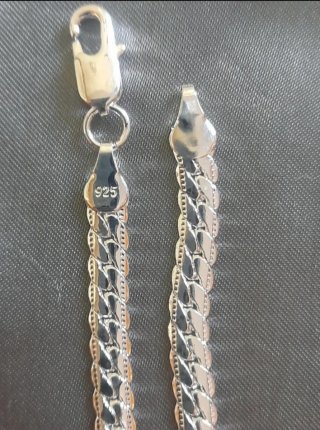 Conjunto Cadena y Pulsera  (Plata 925)