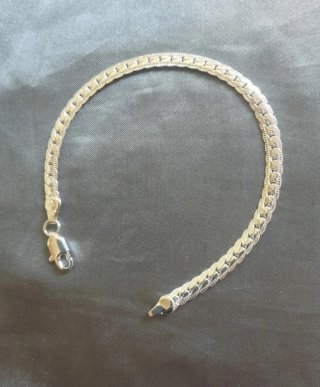 Conjunto Cadena y Pulsera  (Plata 925)