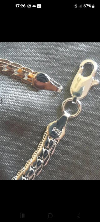Conjunto Cadena y Pulsera  (Plata 925)