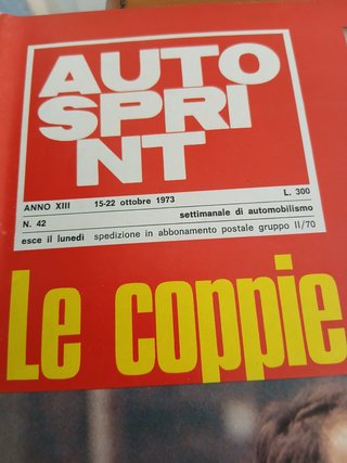 Riviste Autosprint Anni 70