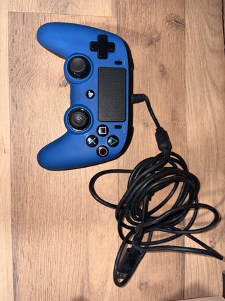 Mando PS4 Azul con Cable