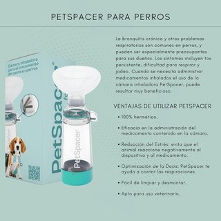 Cámara inhalador perro