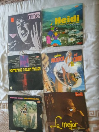 NO HAGO  ENVIO  Lote de 6 Vinilos: Nino, Heidi, G