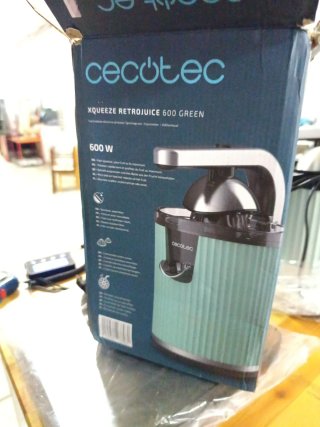 Exprimidor Cecotec Xqueeze Retrojuice 600W