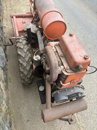 Rotovator Antiguo Naranja