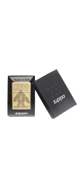 Encendedor Zippo KISS Flaming Youth conmemorativo