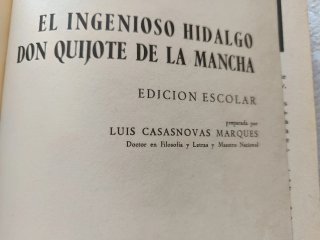 El ingenioso hidalgo Don Quijote de la Mancha