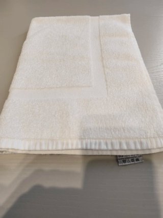Tappeto bagno MSC bianco