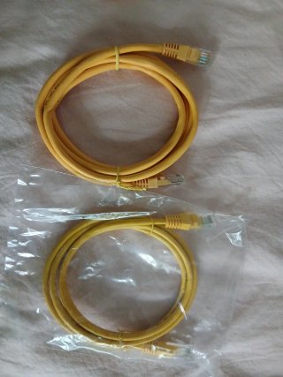 Lote 10 cables de red Ethernet