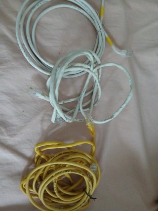 Lote 10 cables de red Ethernet