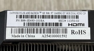 Sapphire RX 9060 XT Gaming OC 16GB ¡¡NUEVA!!