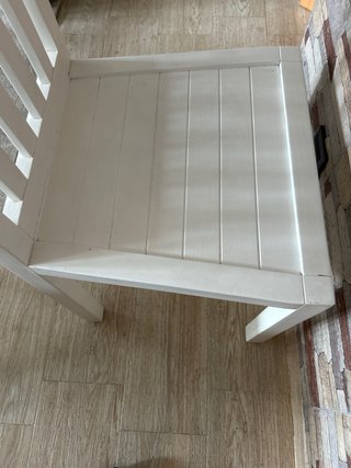 Silla Banak Madera Blanca