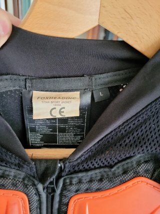 Peto Fox Enduro Trail Negro Naranja