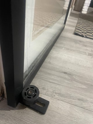 Puerta corredera cristal cocina