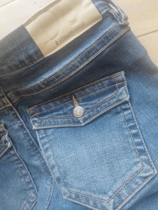Jeans campana azules