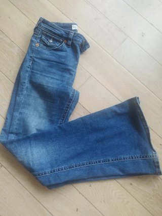 Jeans campana azules