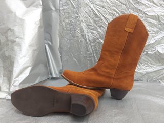 Botas de ante marrón Talla 38